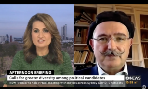 Cuotas de diversidad en el gobierno: una entrevista de ABC TV